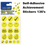 Marlin self adhesive labels - 136 assorted 